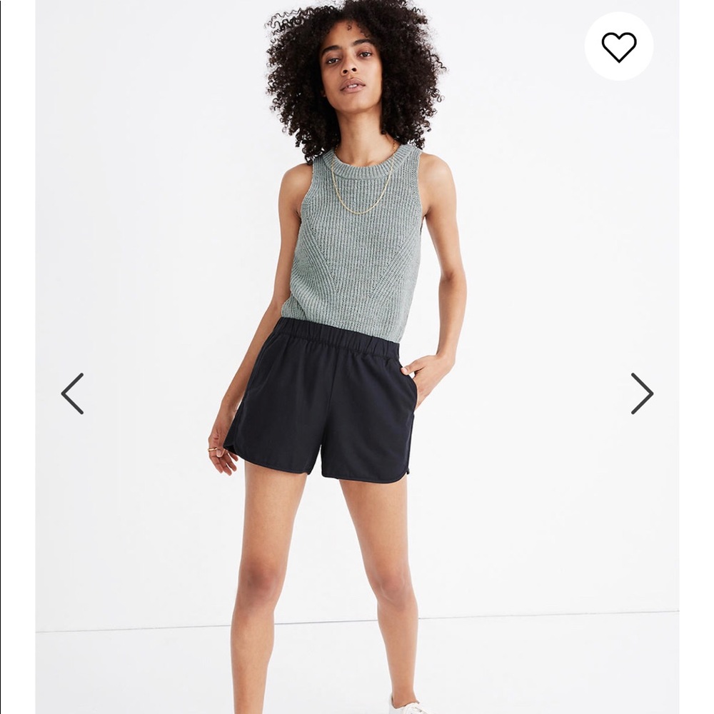 NWT Madewell Pull On Short - Black Size: Large